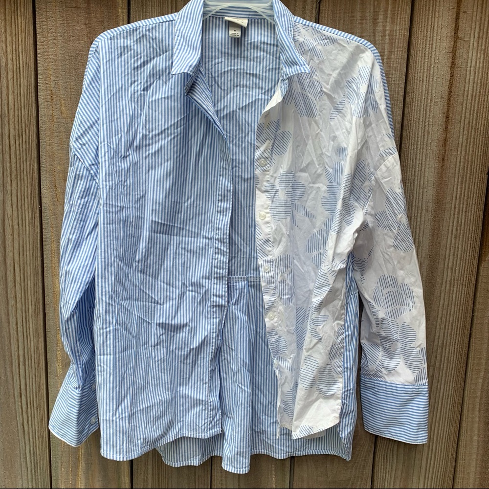 Target women stripes shirt/M